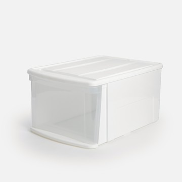 日本製 IRIS 透明抽屜收納箱 37.6×52.8×27.7cm