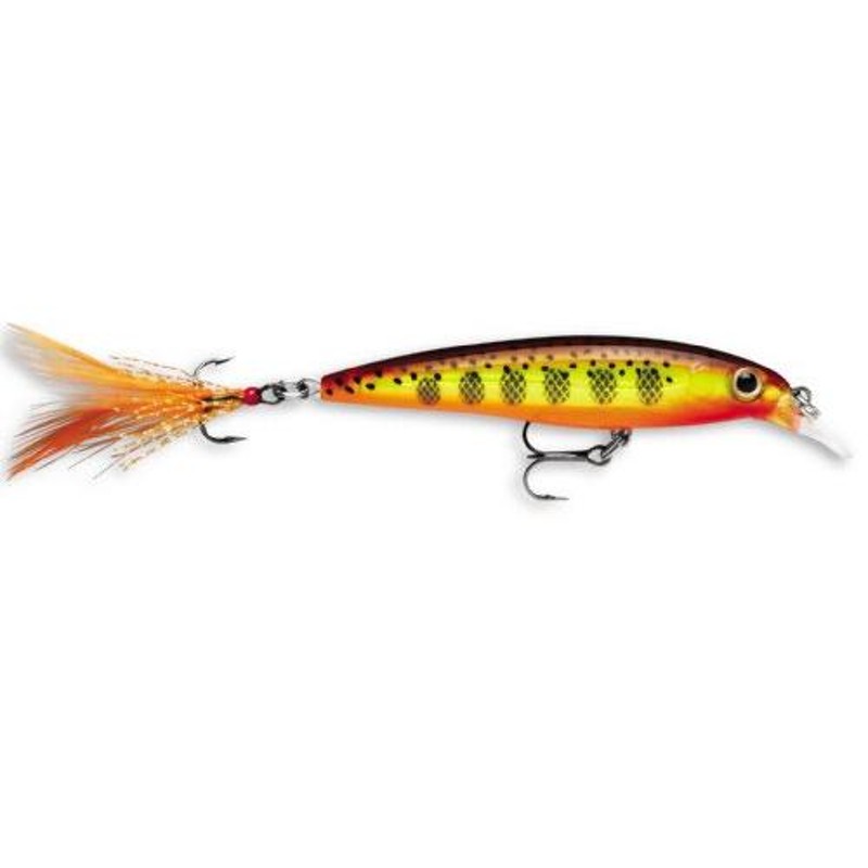 Rapala XR06HMMD Xラップ06釣りルアー、2.5、ホットマスタードマドラー