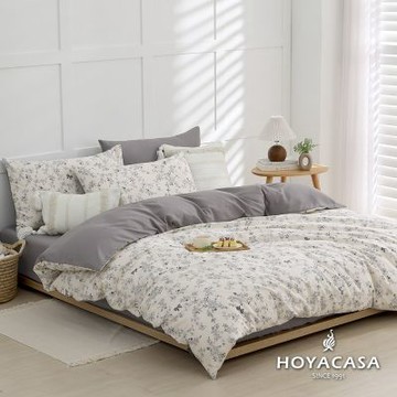 HOYACASA 100%精梳純棉兩用被床包組-多款任選(單人/雙人/加大均一價)