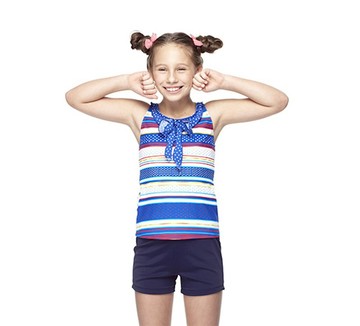 MIT 大童時尚二件式泳裝