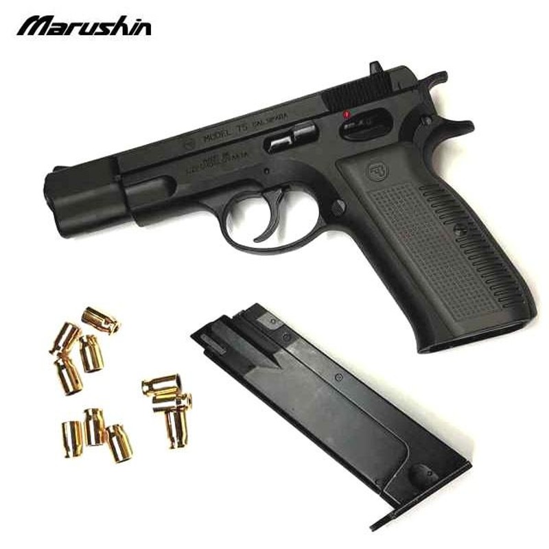 マルシン CZ75 ブラックヘビーウエイト 排莢タイプガスブロ カート 19発-