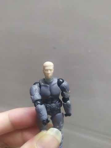 1/24甄子丹頭雕！2.5寸頭雕！人偶，白模