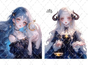 original sticker no.2449 人物貼紙 原創貼紙 原創人物貼紙 裝飾貼紙 cotton melody