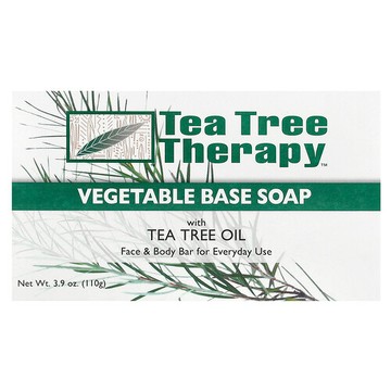 Tea Tree Therapy, 植物基塊皁，含茶樹油，1 塊，3.9 盎司（110 克）