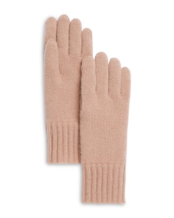 C by Bloomingdale's Cashmere Rib Tech Gloves - Exclusive
