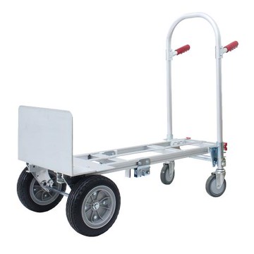 台製 二合一鋁製手推車 壓鑄底板 HS-7A-10 搬運車 物流車 工作車 搬貨推車 推車 搬貨拉車 拉貨車 手推車