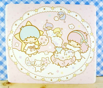 【震撼精品百貨】Little Twin Stars KiKi&LaLa 雙子星小天使~雙面卡片-粉雲彩/綠森林