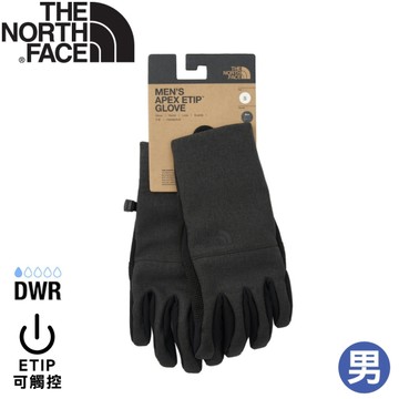【The North Face 男 可觸屏防風防潑保暖手套《深灰》】89R9/登山/騎車/保暖/防滑