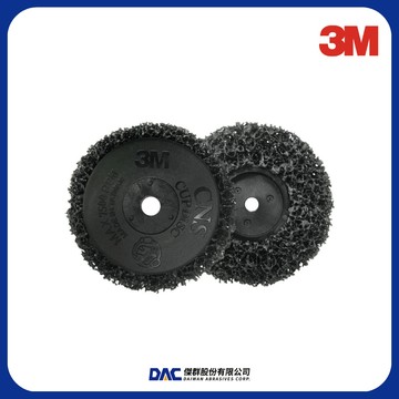 3M 黑金剛研磨盤 (4吋，有牙、無牙)(除漆、除鏽)(可開發票)【傑群工業補給站】