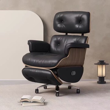 現貨下殺！免運 辦公椅 躺椅 老板椅 電腦椅 椅子 真皮椅 電腦豪華電動舒適久坐真皮老板商務書房椅子 八折下殺 特價出 限時減免