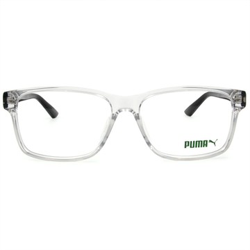 PUMA | 流線力學方框眼鏡 | 拼接透x黑