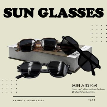 【GUGA】偏光太陽眼鏡 復古六角多邊形款 抗UV黑鏡片潮流百搭 跳脫傳統圓形或方形設計 TR2026