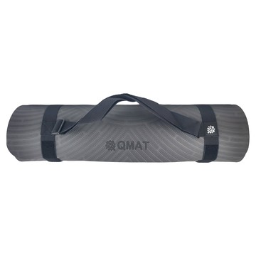 QMAT 體位線瑜珈墊套裝 含大束帶和墊網袋  黑色  190 x 66 x 1.2cm  1個