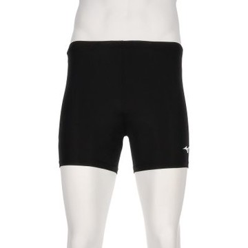 Mizuno 美津濃 男款 黑白色 三分褲 吸濕速乾 慢跑 訓練 緊身短褲 U2TBBG1509