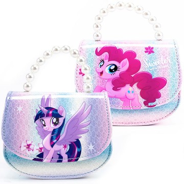 My Little Pony 彩虹小馬兒童斜背包包手提包肩背包側背包兩用包 42594(生日禮物 聖誕節 平輸品)【小品館】