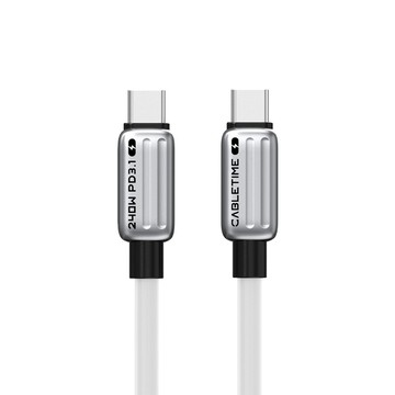 CABLETIME 240W USB-C 極速充電線 iPhone 15 Pro Max 適用 (2M)