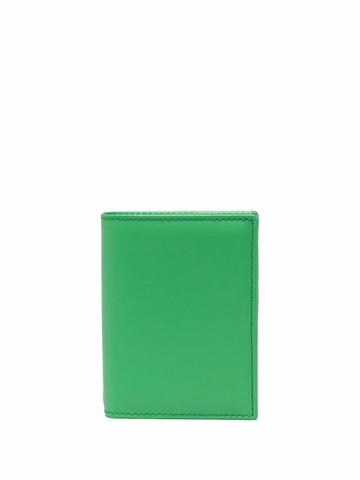 Comme Des Garçons Wallet - bi-fold leather wallet - unisex - Calf Leather - One Size - Green
