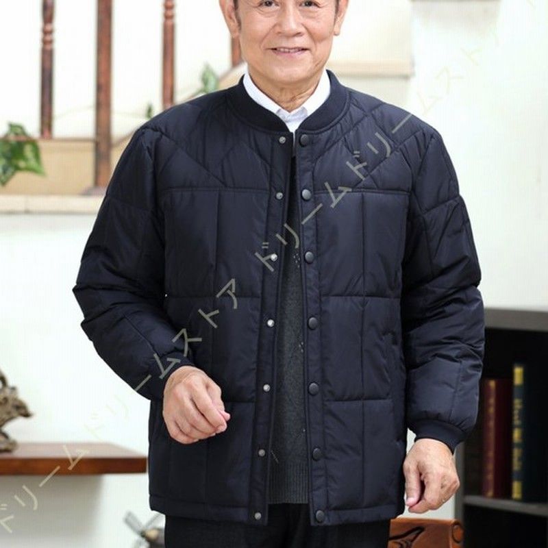 ダウンジャケット 軽量 暖かい 中綿入れ ノーカラー ラウンドネック キルト 中綿ジャケット 大きいサイズ 秋冬 防寒 保温 防風 ダウンコート メンズ 無地 通販 Lineポイント最大0 5 Get Lineショッピング