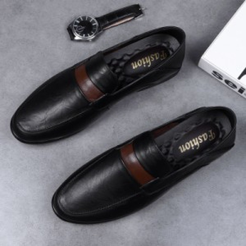 革靴 冬新作 紳士靴 メンズシューズ ローファー Uチップ 通勤靴 日常 スリッポン カジュアル メンズ ビジネス 紐なし 定番 上品 大人 通販 Lineポイント最大1 0 Get Lineショッピング