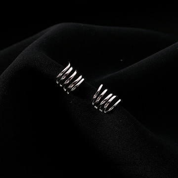 925純銀無耳洞耳夾女年新款潮耳環耳釘耳骨夾夏季冷淡風耳飾