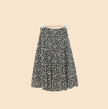 Back to Green-復古拼接長裙 黑白 藤蔓交織 fs-05 vintage skirt