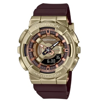 【CASIO 卡西歐】G-SHOCK x beautiful people 限量聯名 輕巧時尚 GM-S110BP-5A