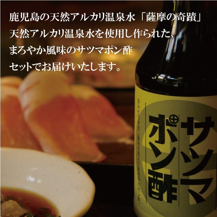 鹿児島県産 黒豚 ロース肉 しゃぶしゃぶセット ロース350g ポン酢1本 専用温泉水2L　ギフト 贈り物 お歳暮 お中元