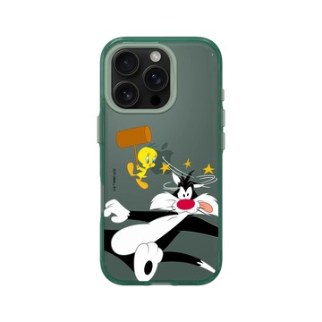 iPhone 16 Pro Clear 憂墨綠 - 樂一通 Looney Tunes - 崔弟的反擊