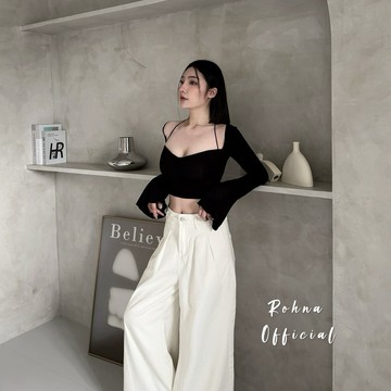 𝐑𝐎𝐇𝐍𝐀 現貨｜訂製款‎♡純欲系細肩馬甲線上衣