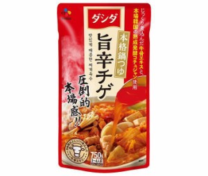 CJジャパン ダシダ 本格鍋つゆ 旨辛チゲ 750g×12袋入×(2ケース)｜ 送料無料