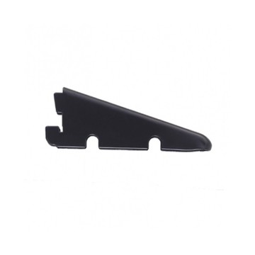 雙槽擱板托12cm 黑色