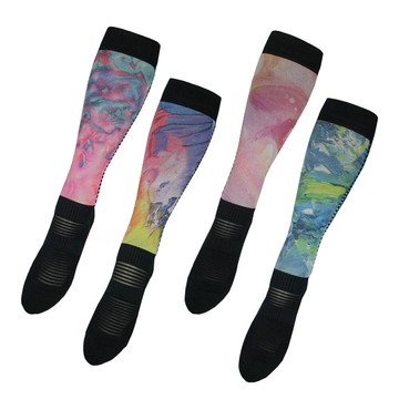 magic美肌刻 藝術 循環壓力厚款健康半統襪 四入組 jg-02319y41w