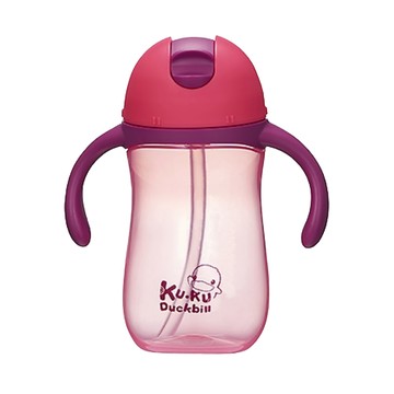 KU.KU Duckbill 酷咕鴨 亮彩訓練杯  260ml  1個  粉色
