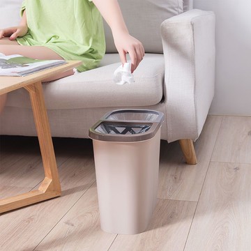 干濕分離分類垃圾桶家用大號雙桶創意客廳廚房無蓋小號垃圾筒紙簍