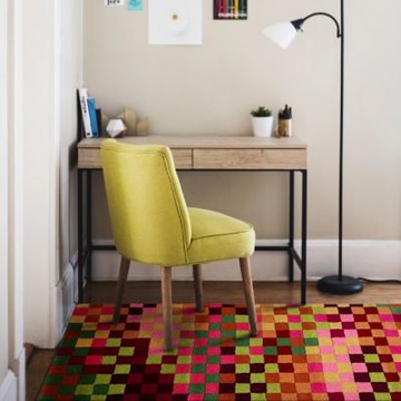 【山德力】ESPRIT Lakeside地毯 70X140cm 映格-橘