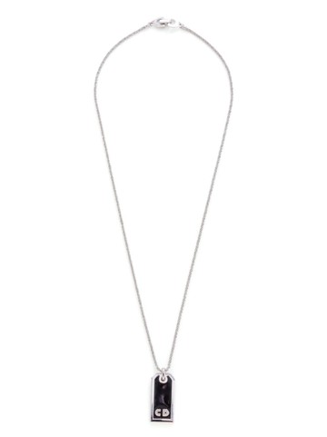 Christian Dior Pre-Owned - 1993 Mark Brooch necklace - women - Silver Plated - One Size