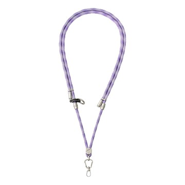 GUXON 古尚 2合1手機掛繩 寬幅6mm線身  螺旋白紫  1組