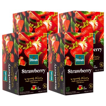 Dilmah 帝瑪 草莓茶  2g  20包  4盒