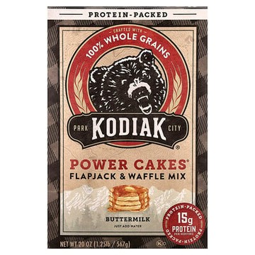 Kodiak Cakes, 能量蛋糕®，烙餅華夫餅混合料，酪乳味，20 盎司（567 克）