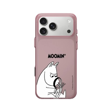 iPhone 17 Pro Max Clear (相機按鈕) 晶醺玫 - Moomin - 頭髮分岔了嗎？