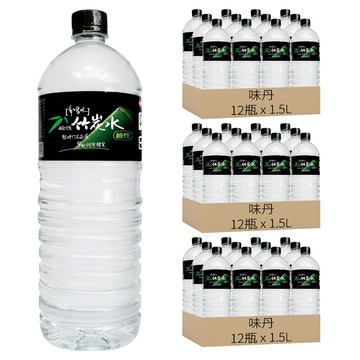 多喝水 鹼性竹炭水  1.5L  36瓶