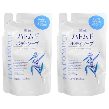 熊野油脂 薏仁 沐浴露補充  450ml  2件