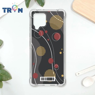 TRON 三星 A42 日系和風圓點律動系列 四角防摔載具殼 軟殼 手機殼