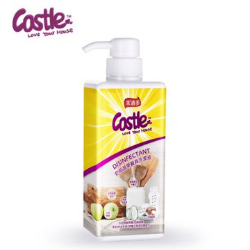 【Castle 家適多】奶瓶蔬果餐具洗潔液 500ml｜高濃縮APG配方食器蔬果潔淨 蔬果碗盤通用 溫和不刺激護手