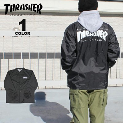 公式） スラッシャー ジャケット THRASHER FORTY YEARS COACH JACKET ...