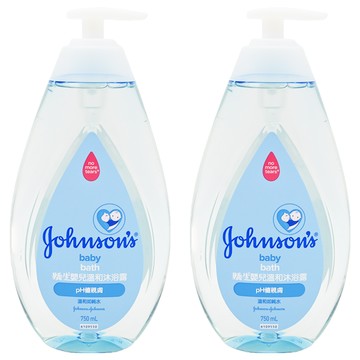 嬌生嬰兒溫和沐浴露 750ml 弱酸性 不流淚配方  2瓶