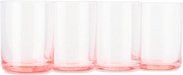 The Conran Shop 四件装粉色 Bubble 水杯