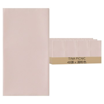 TINA PICNIC 禮物包裝彩色薄紙  淺粉色  48張