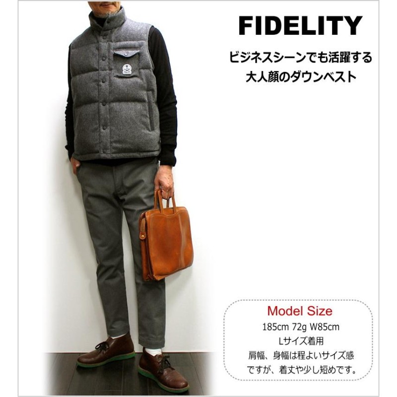 セール！20％オフ！FIDELITY REVERSIBLE DOWN VEST 2022model