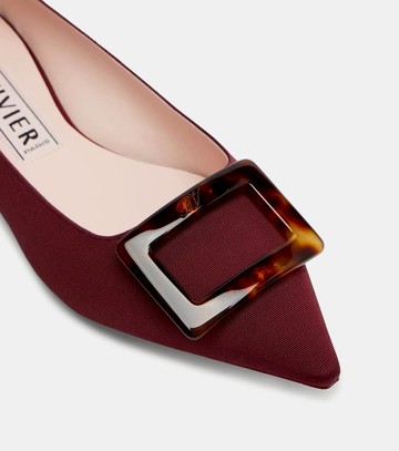 Roger Vivier Gommettine grosgrain ballet flats